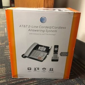 AT&T 2-Line Corded/Cordless Answering System